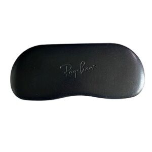 Ray Ban Black Hard Shell Sunglasses/glasses Case. Grey Interior VGUC